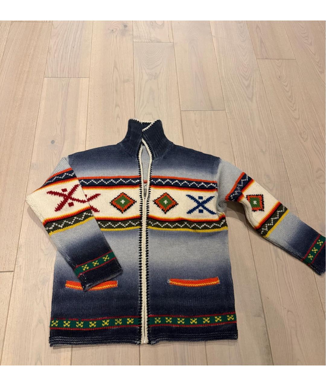 MIU MIU Мульти шерстяной кардиган, фото 5