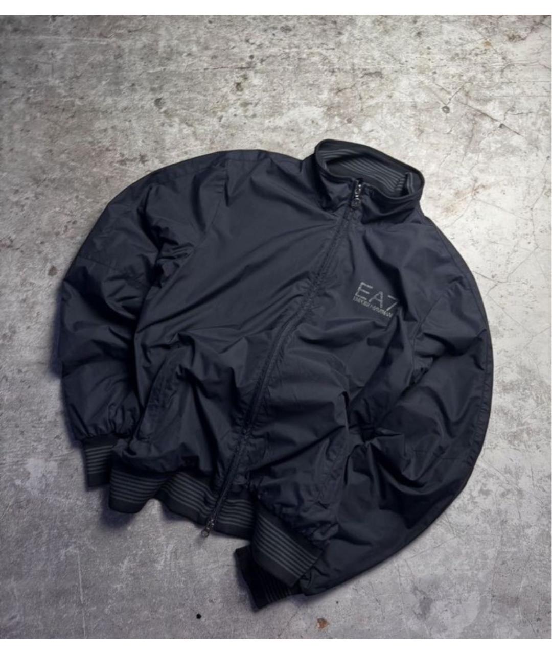 EA7 Темно-синяя куртка, фото 6