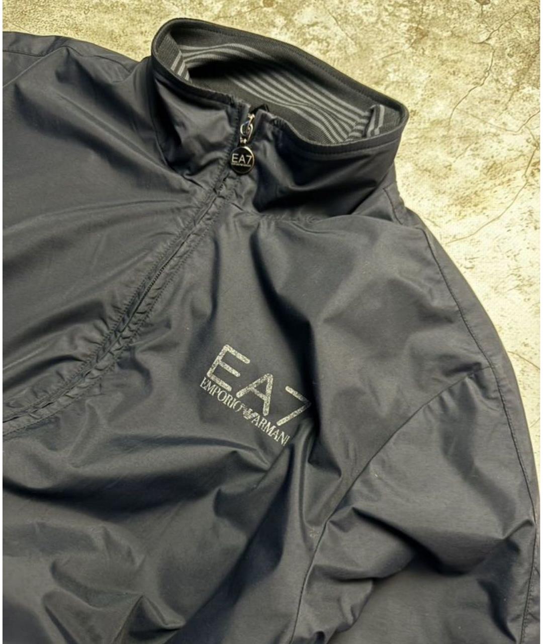 EA7 Темно-синяя куртка, фото 2