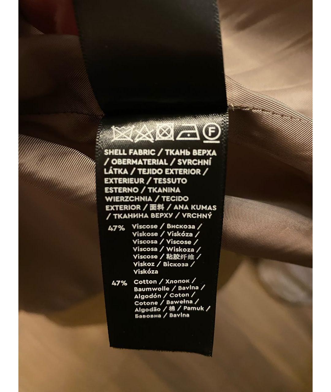 12 STOREEZ Бежевый вискозный тренч/плащ, фото 6