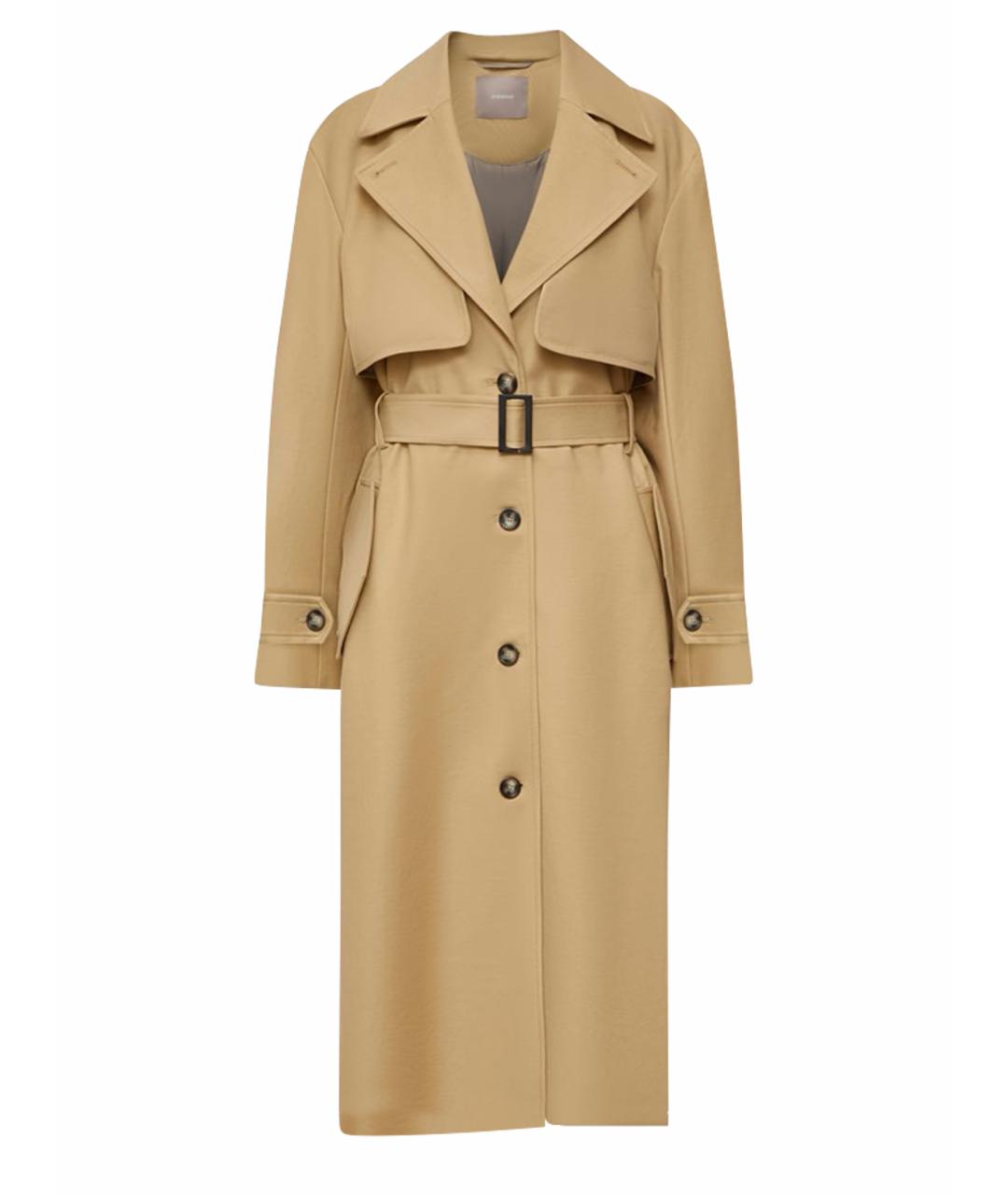 12 STOREEZ Бежевый вискозный тренч/плащ, фото 1