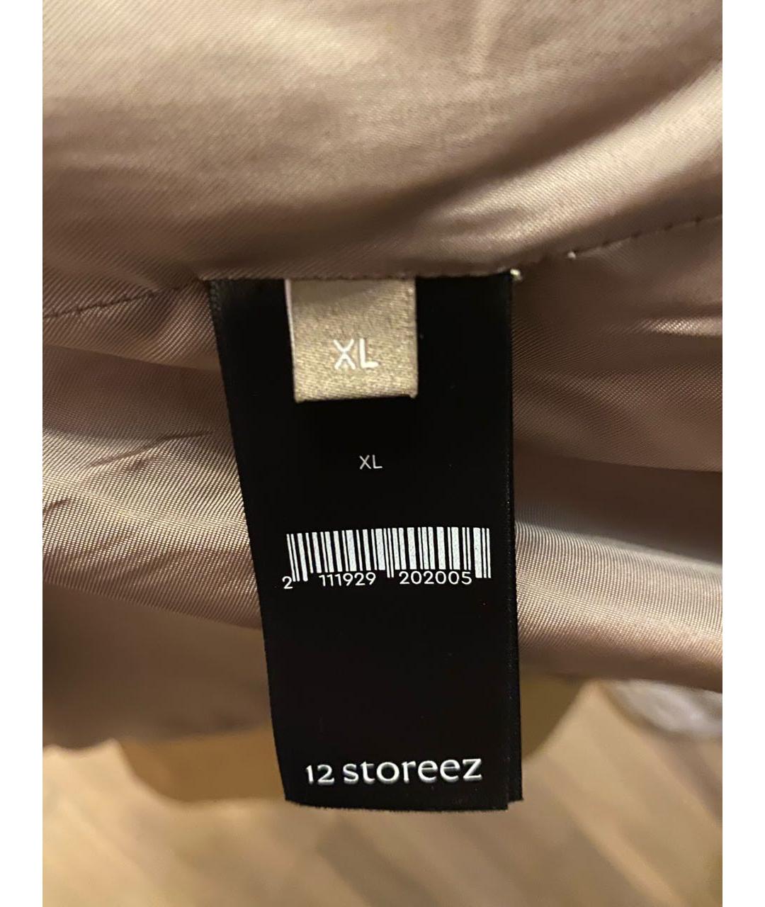 12 STOREEZ Бежевый вискозный тренч/плащ, фото 5