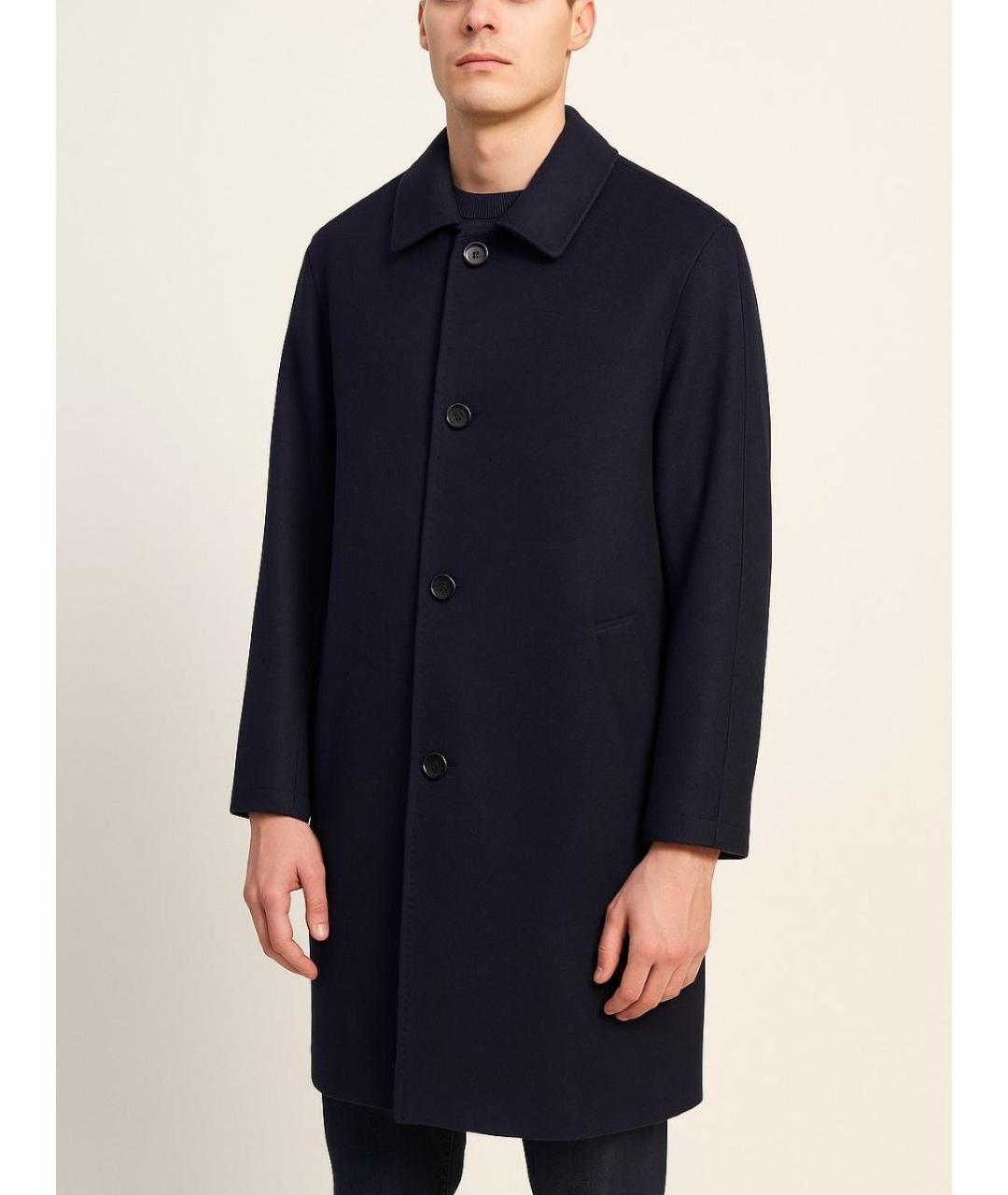 BALMAIN Черное пальто, фото 6