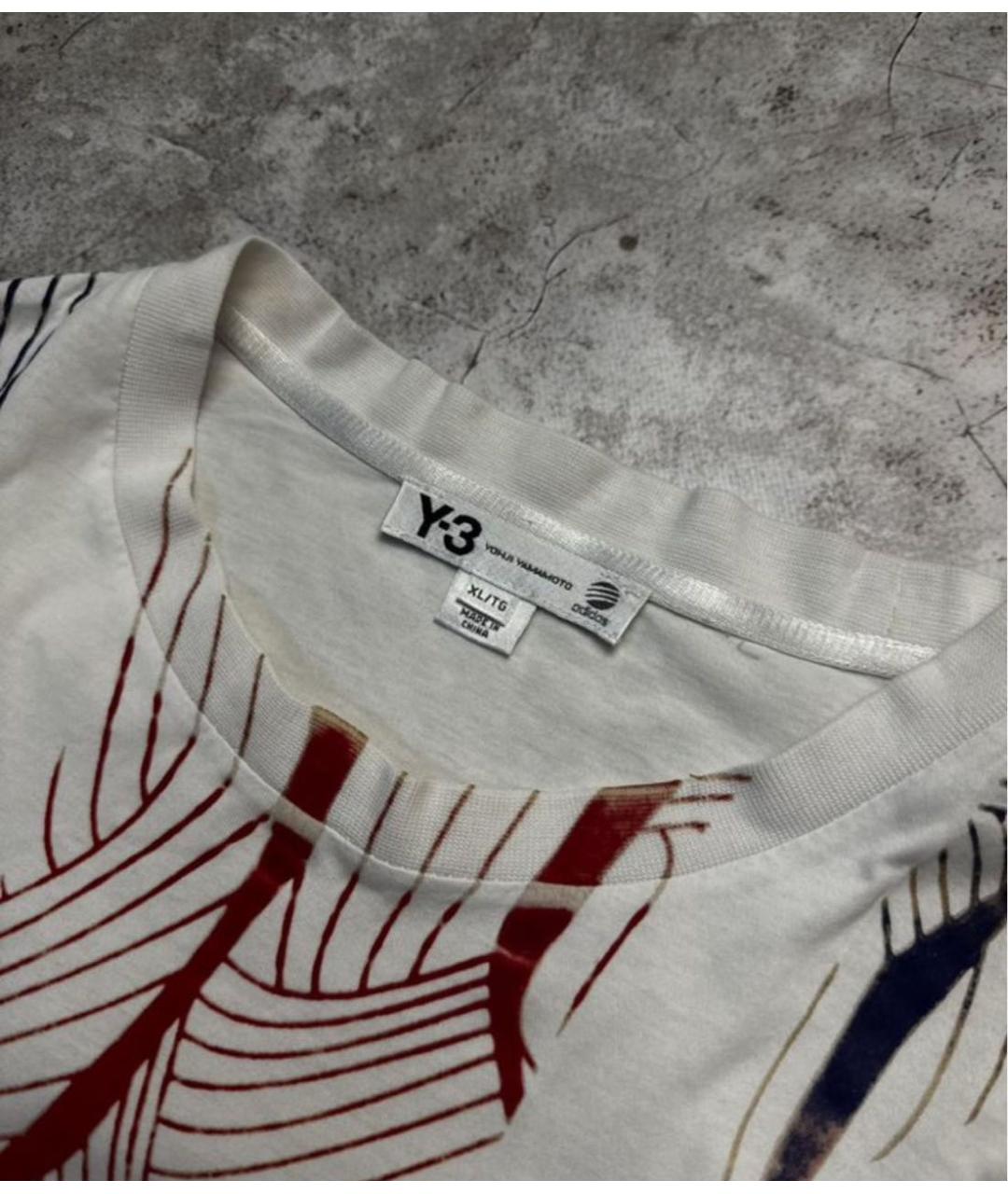 Y-3 Белая футболка, фото 3