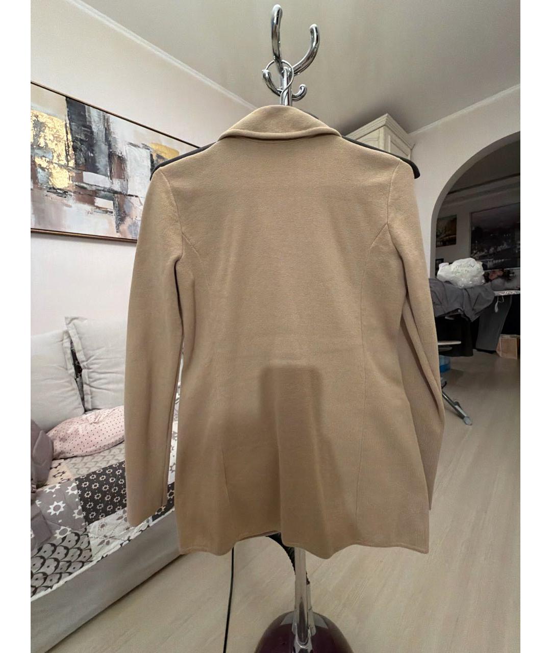 RALPH LAUREN Бежевый хлопковый жакет/пиджак, фото 2