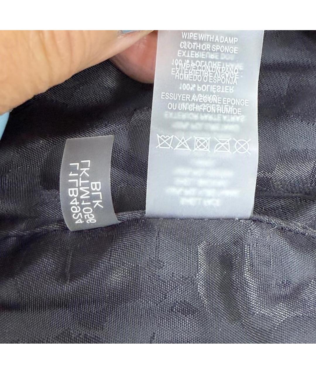 KARL LAGERFELD Черное полиуретановое платье, фото 5