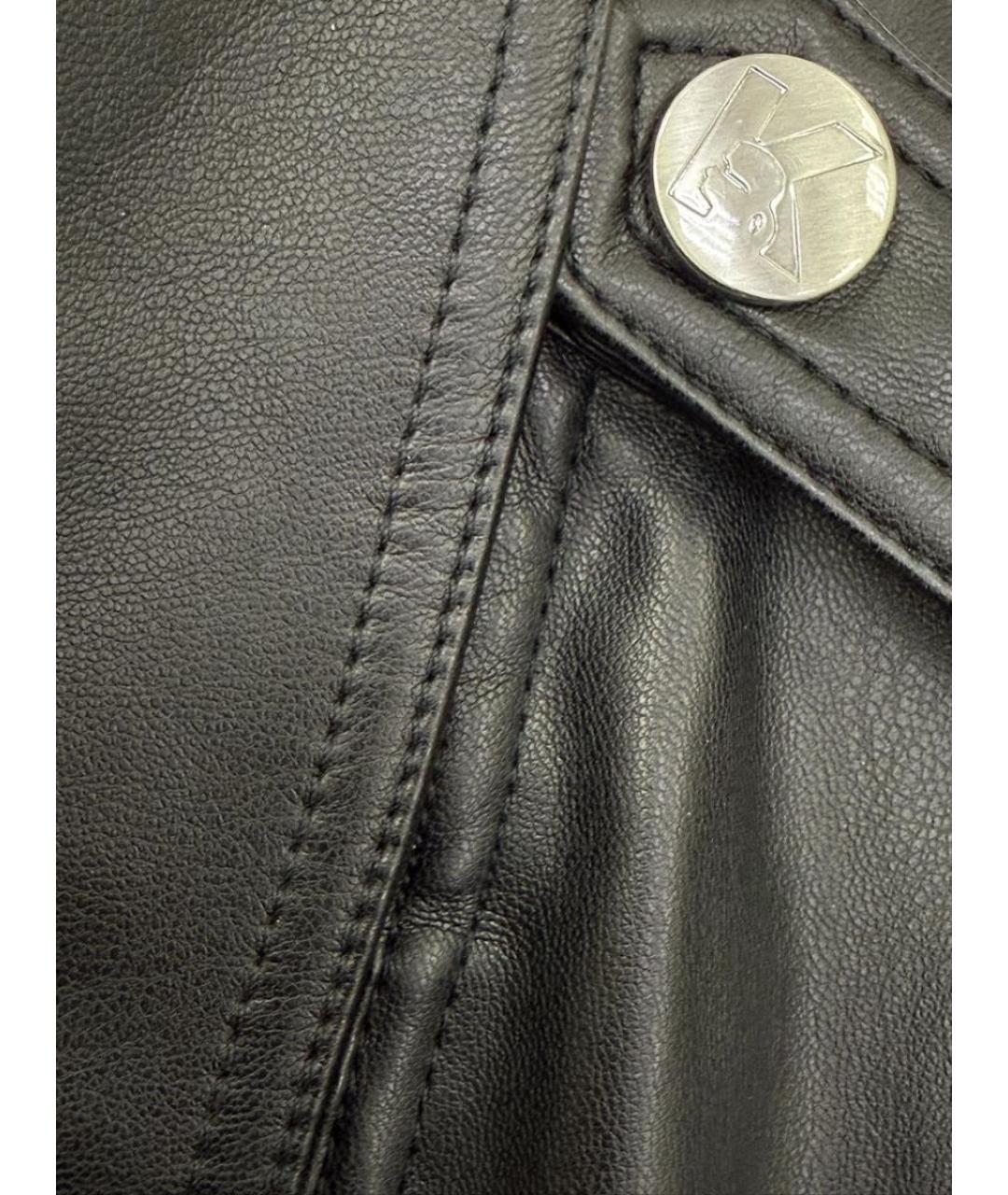 KARL LAGERFELD Черное полиуретановое платье, фото 6