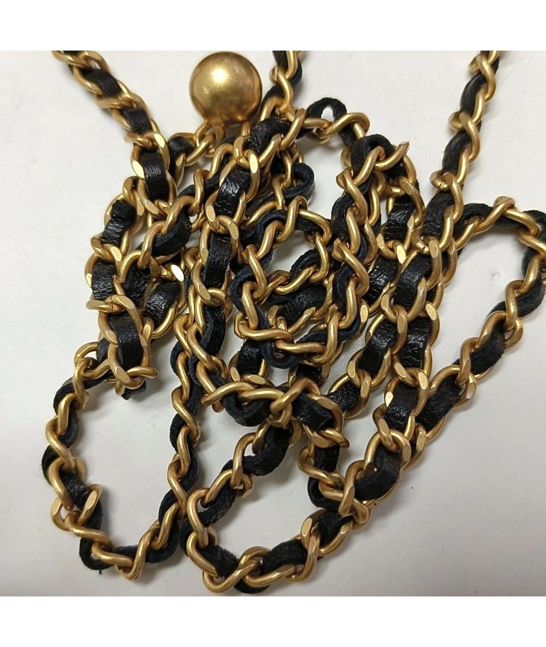 CHANEL Черная кожаная сумка через плечо, фото 8