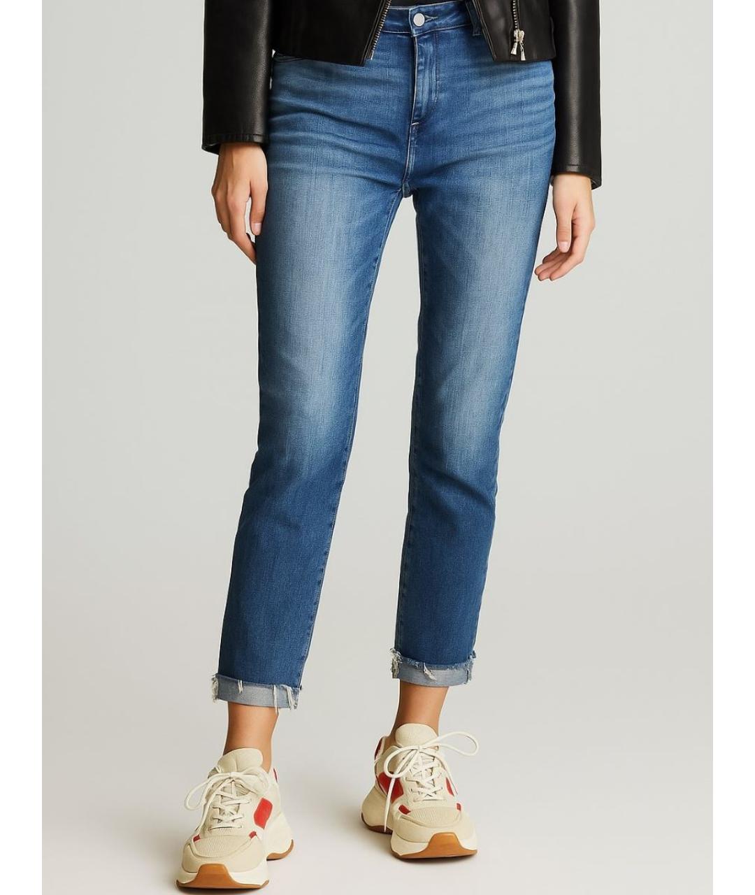 KARL LAGERFELD Синие хлопко-эластановые джинсы слим, фото 6