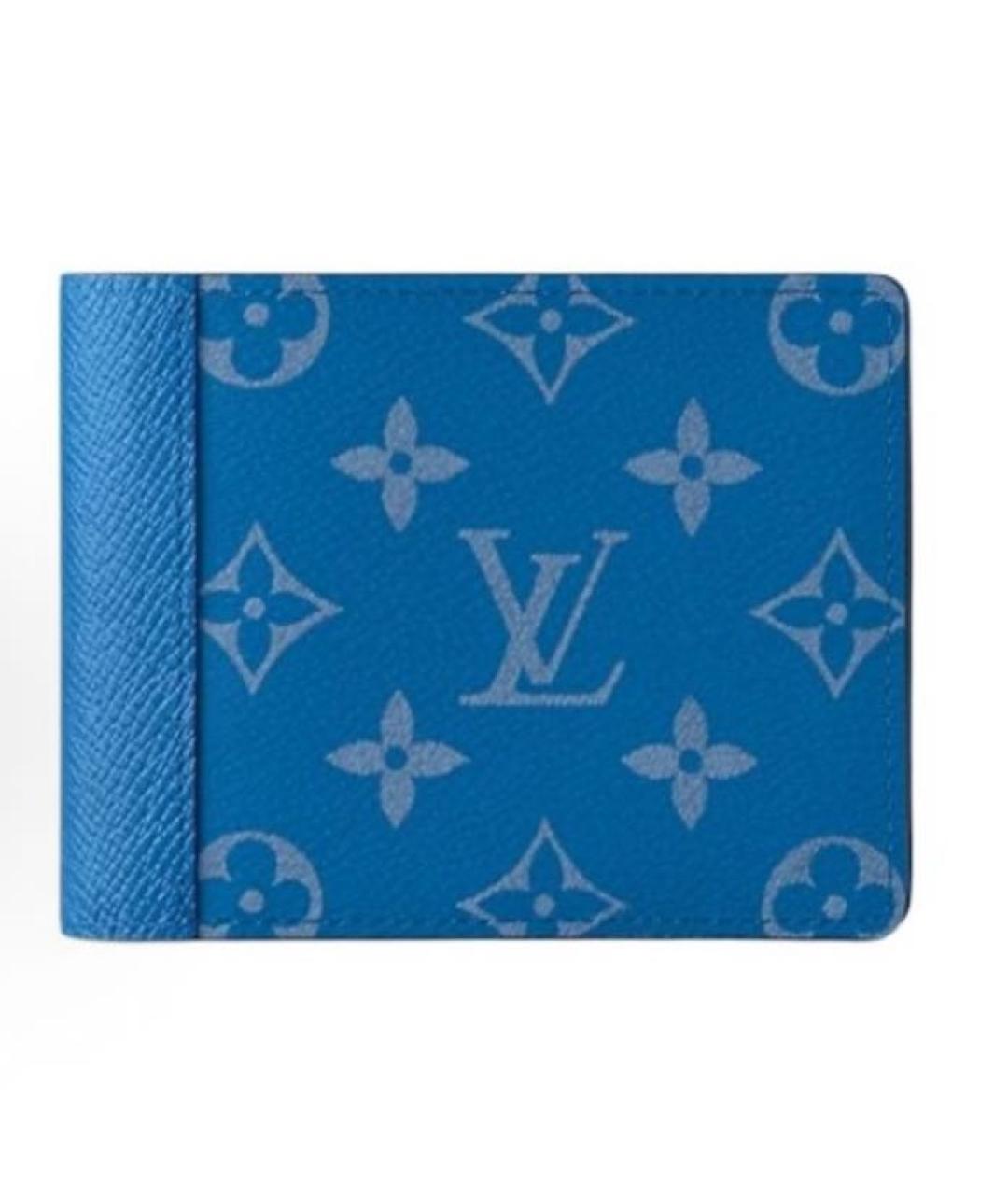 LOUIS VUITTON Синий кардхолдер, фото 5