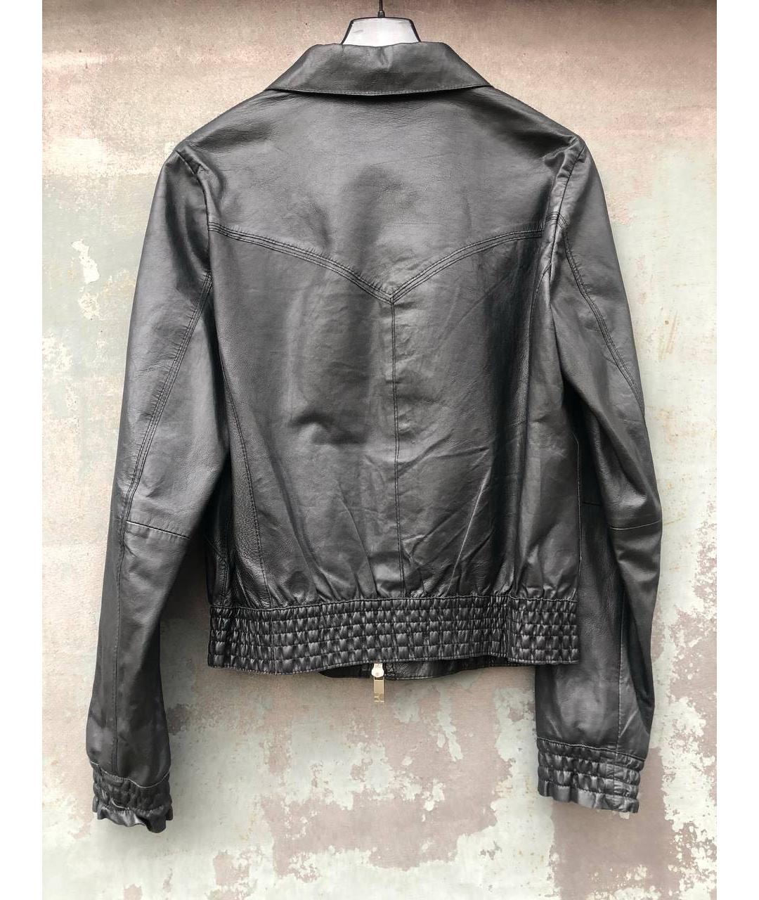 HUGO BOSS Черная кожаная куртка, фото 8