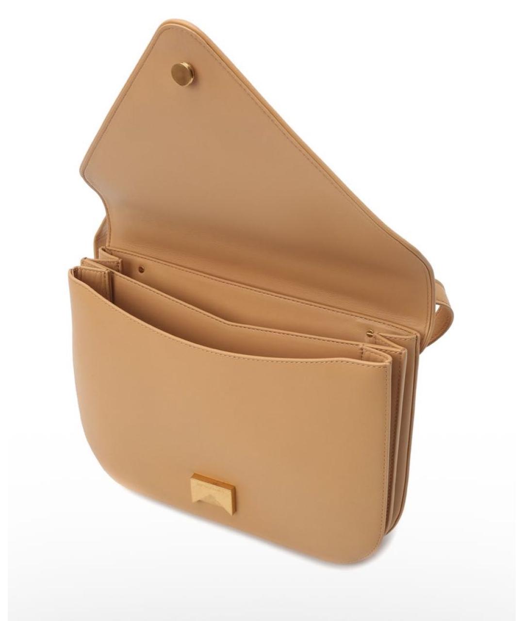 BOTTEGA VENETA Горчичная кожаная сумка через плечо, фото 2