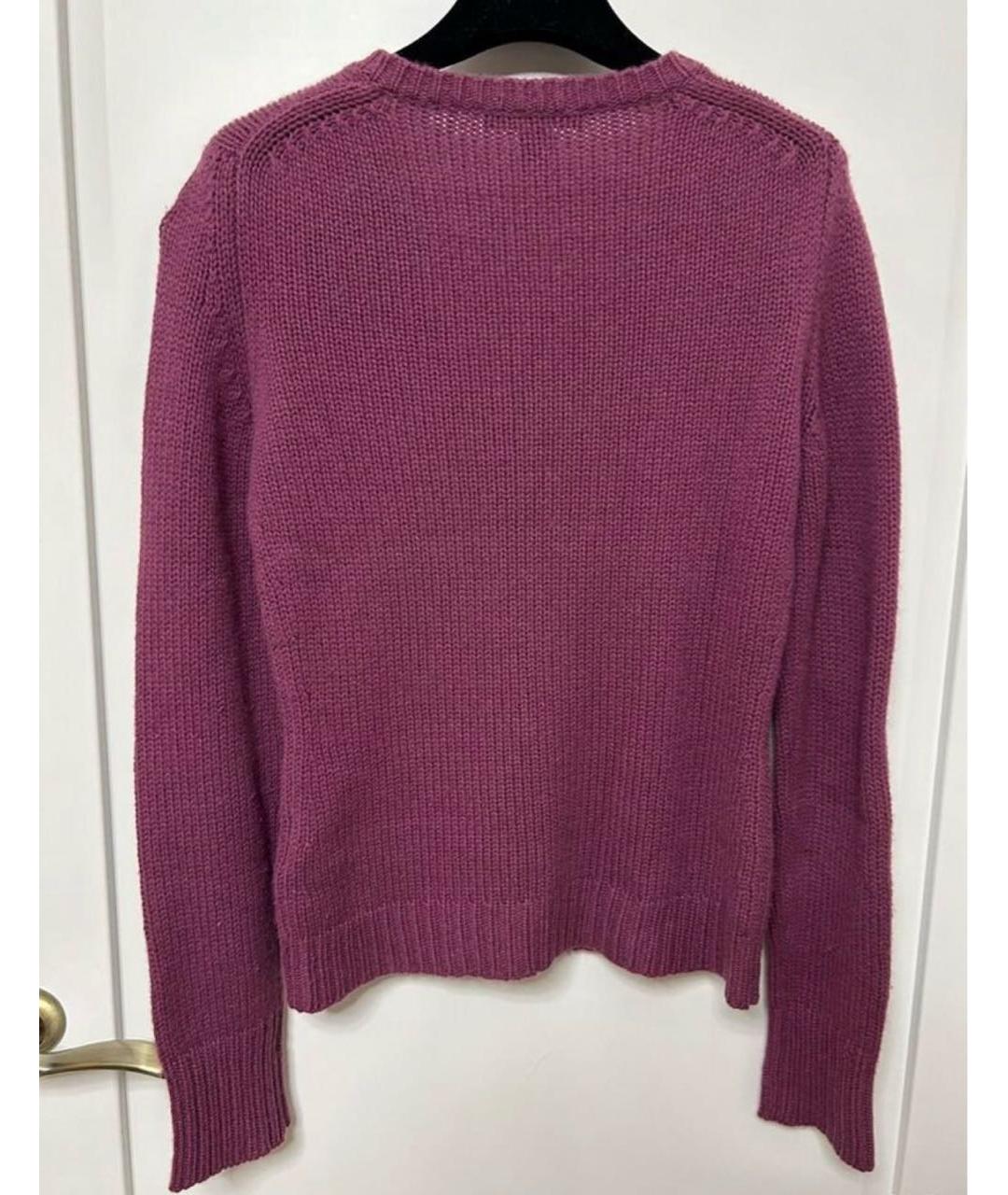 WEEKEND MAX MARA Бордовый кашемировый джемпер / свитер, фото 5