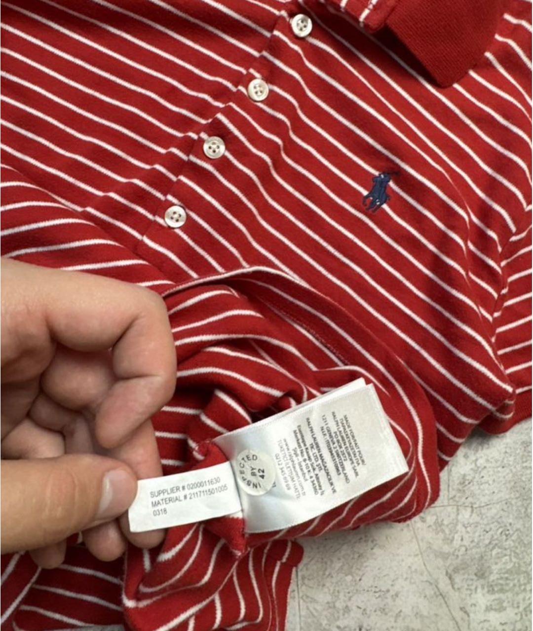 POLO RALPH LAUREN Красная футболка, фото 3