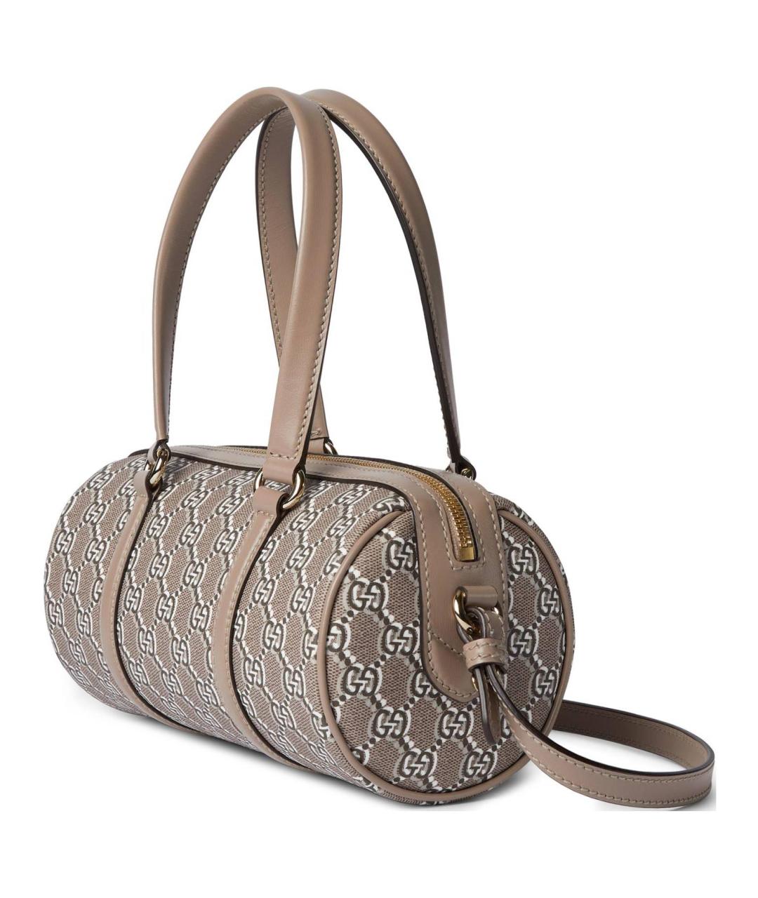 GUCCI Бежевая тканевая сумка через плечо, фото 2