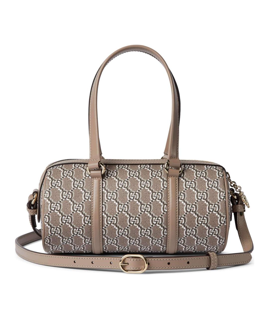 GUCCI Бежевая тканевая сумка через плечо, фото 4