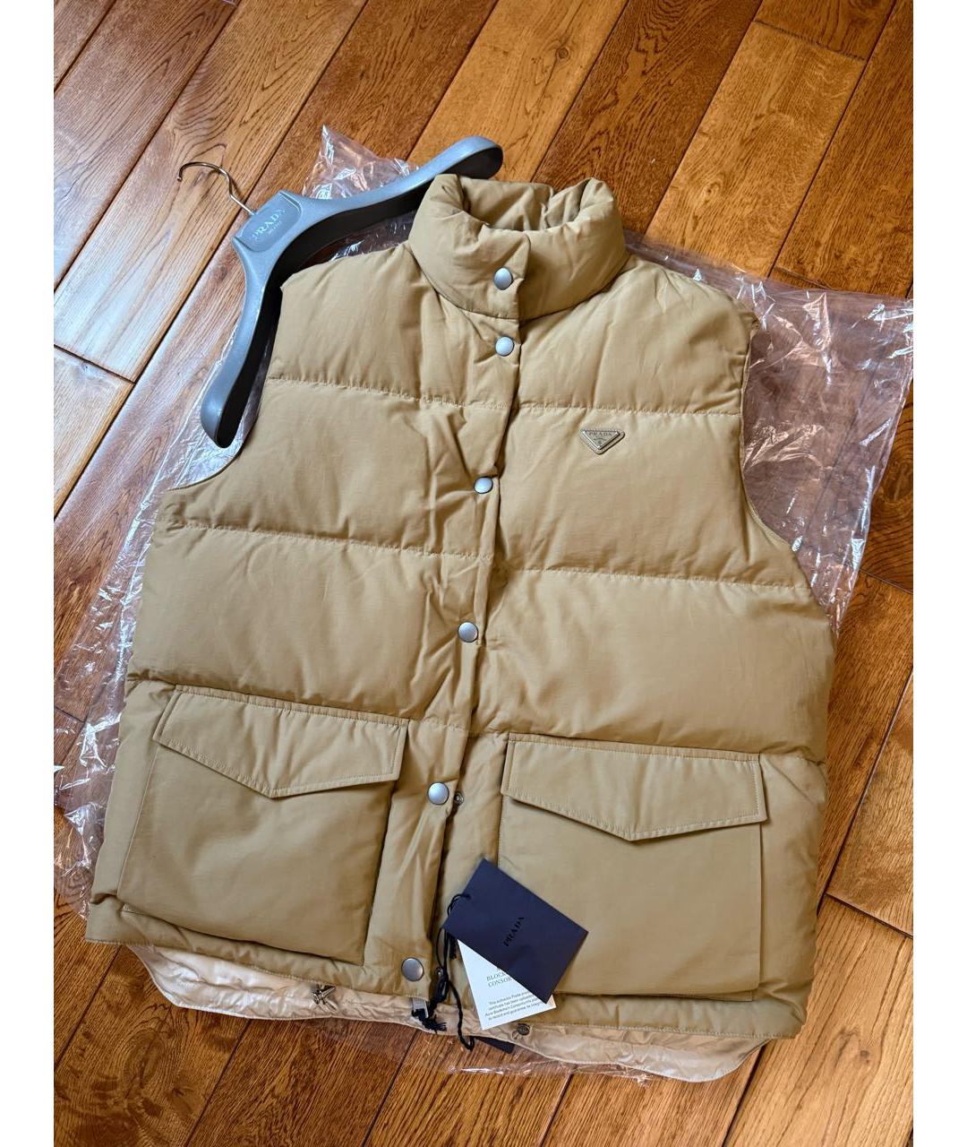 PRADA Бежевый жилет, фото 4