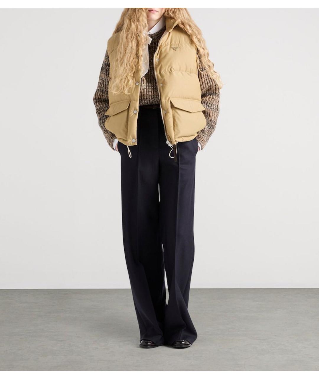 PRADA Бежевый жилет, фото 2