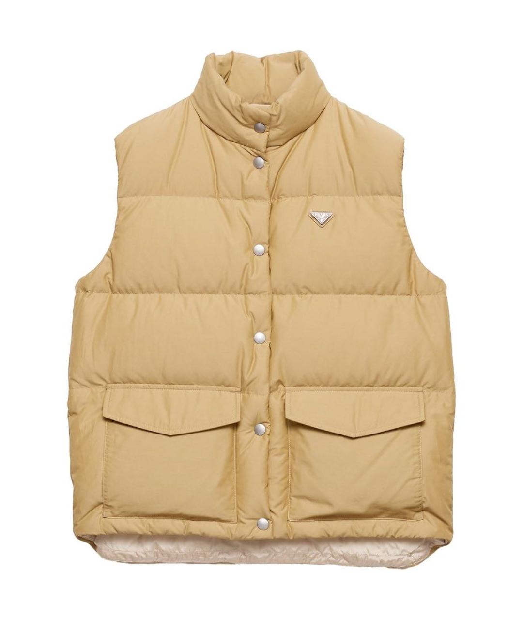 PRADA Бежевый жилет, фото 9