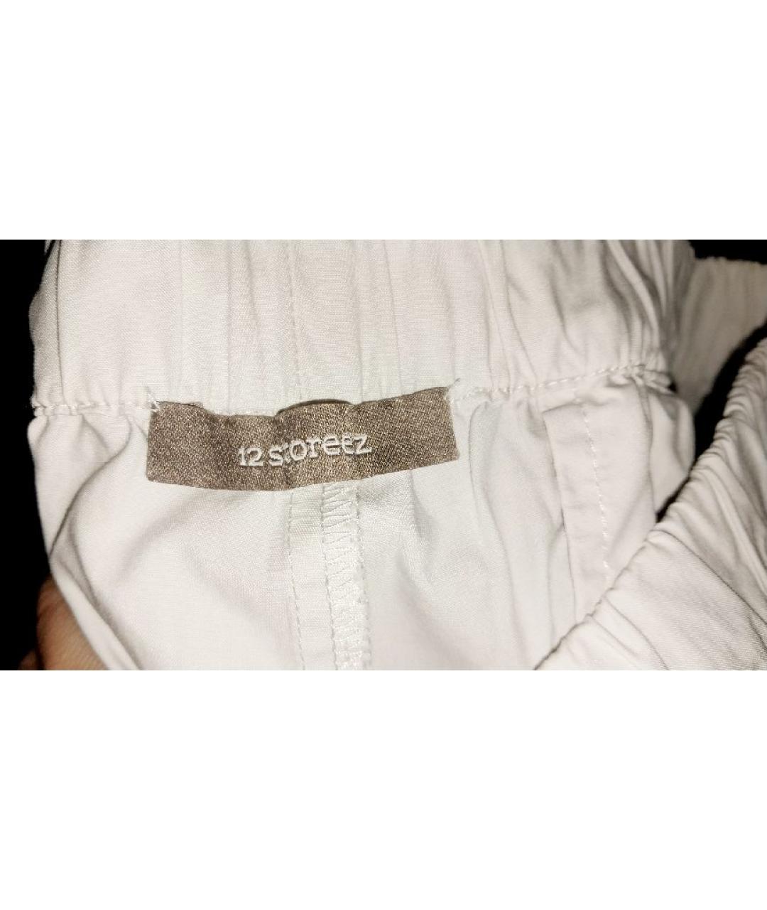 12 STOREEZ Серые хлопковые повседневные брюки, фото 5