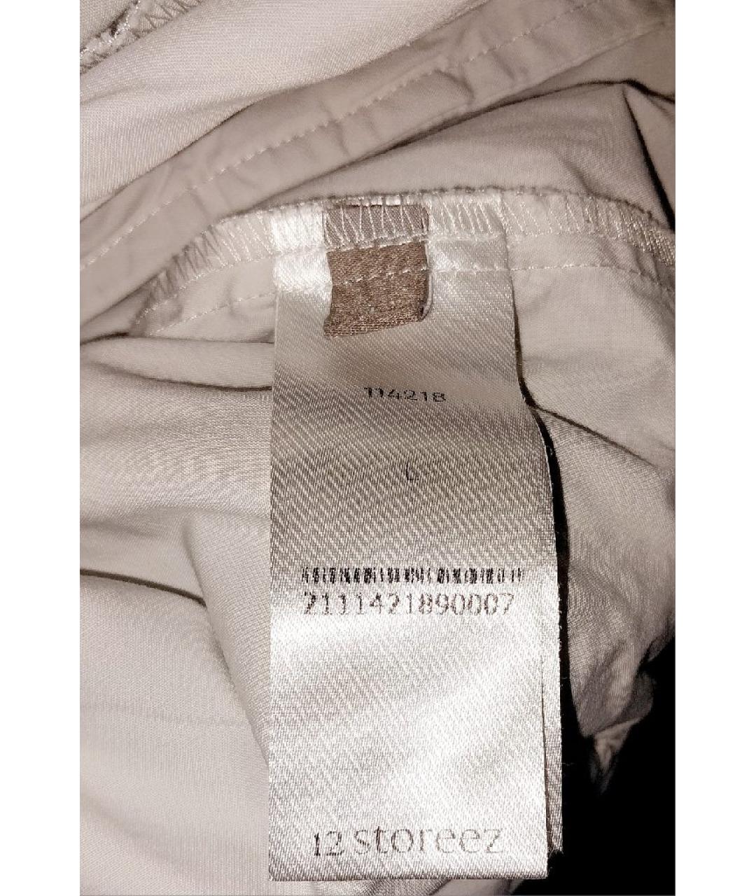 12 STOREEZ Серые хлопковые повседневные брюки, фото 4