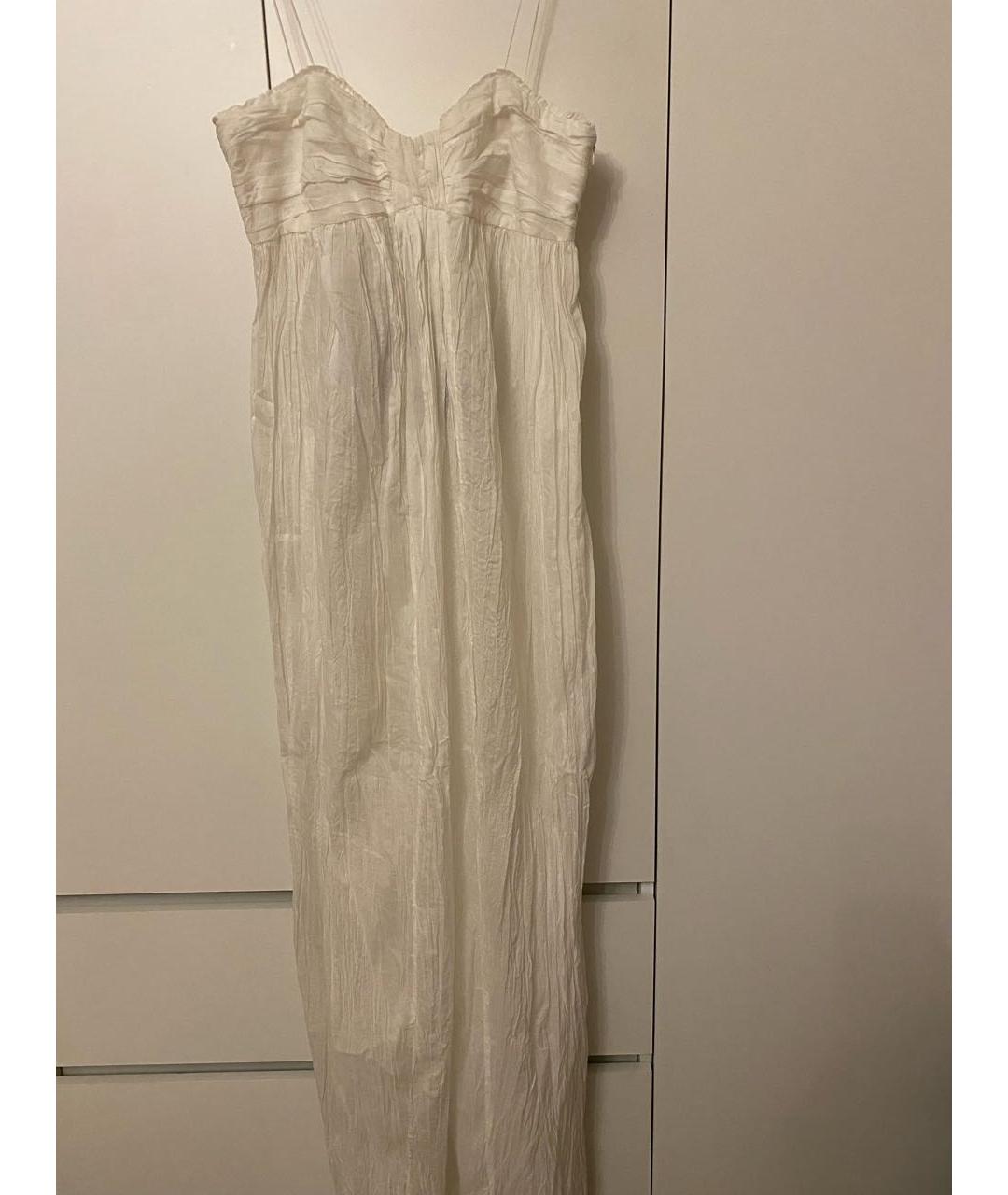 LIU JO Белый хлопковый сарафан, фото 7