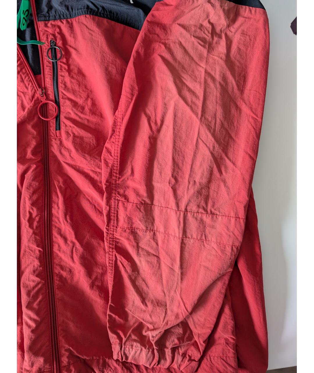 OFF-WHITE Красная полиамидовая куртка, фото 5