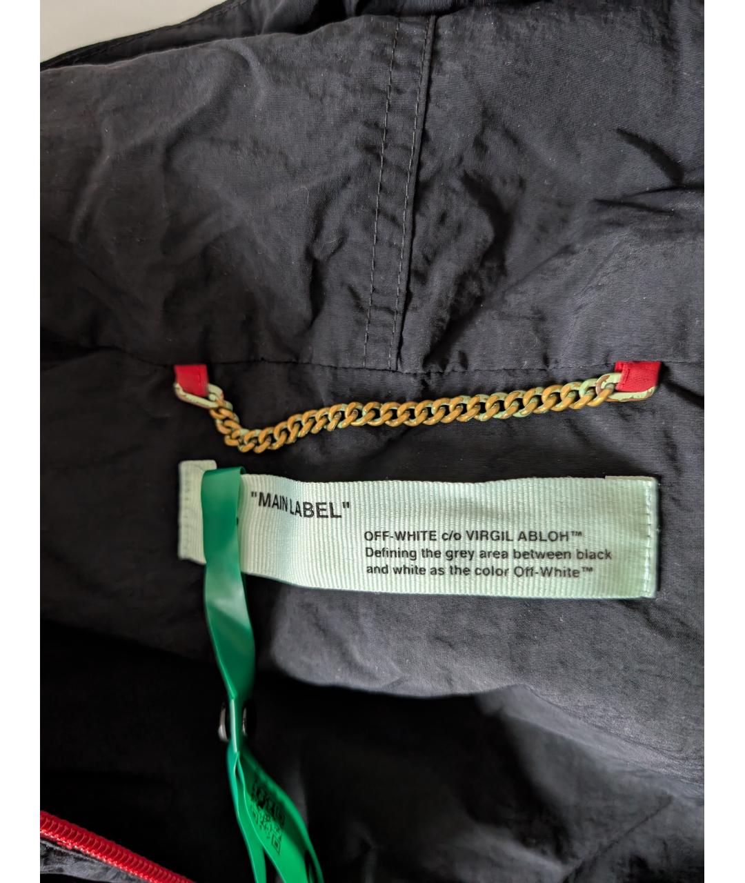 OFF-WHITE Красная полиамидовая куртка, фото 6