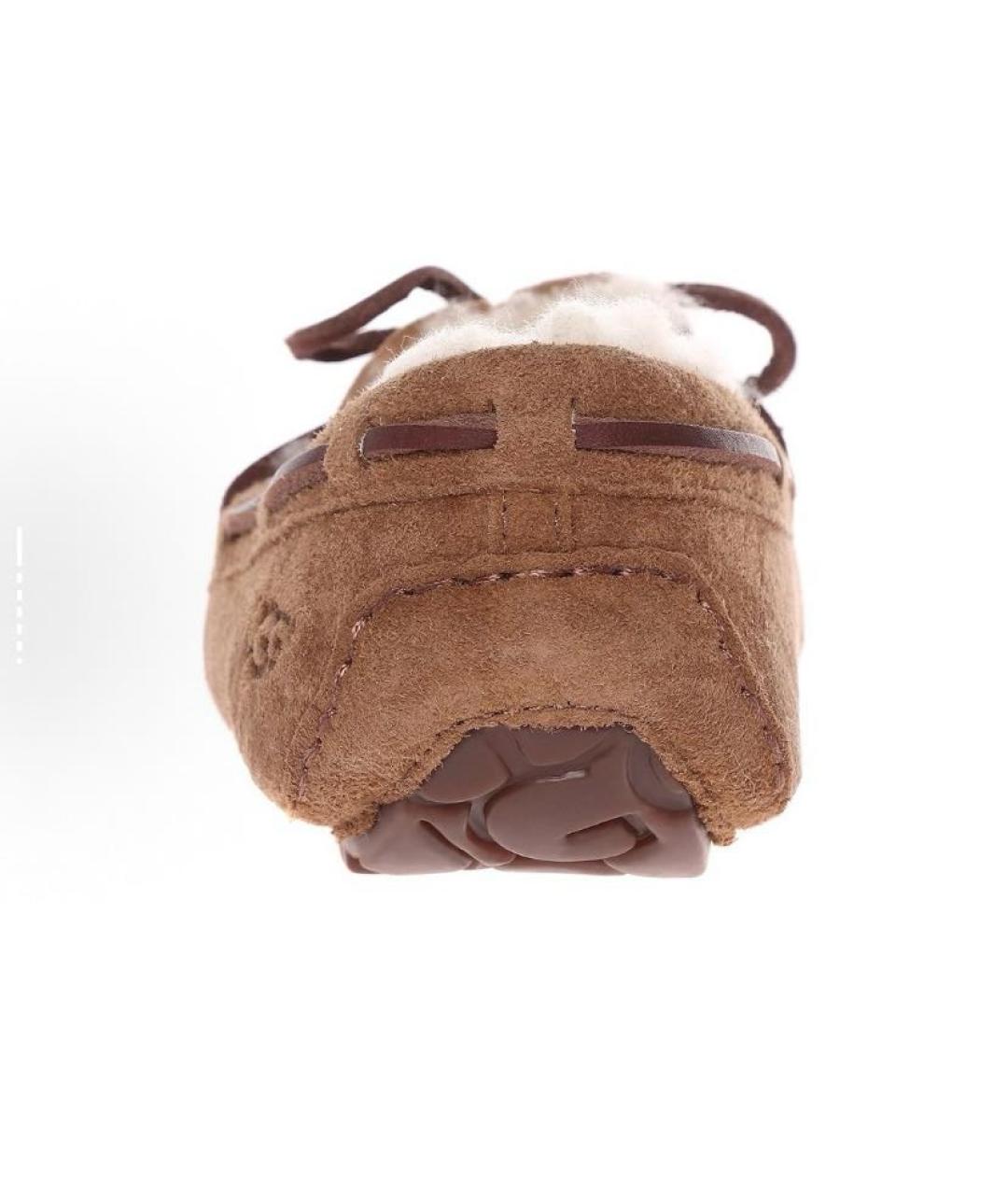 UGG AUSTRALIA Бежевые замшевые мокасины, фото 7