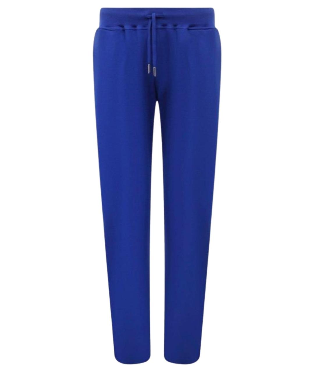 KITON Синие хлопковые повседневные брюки, фото 1