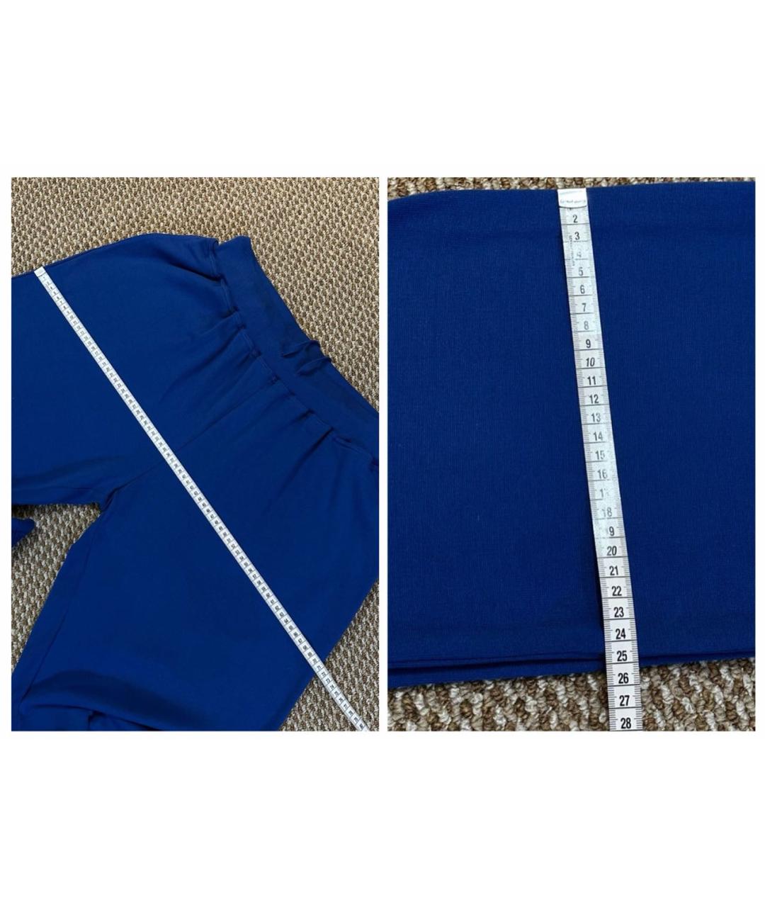 KITON Синие хлопковые повседневные брюки, фото 8