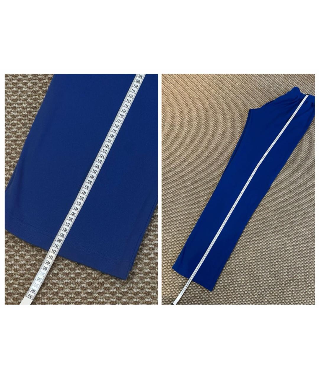 KITON Синие хлопковые повседневные брюки, фото 7