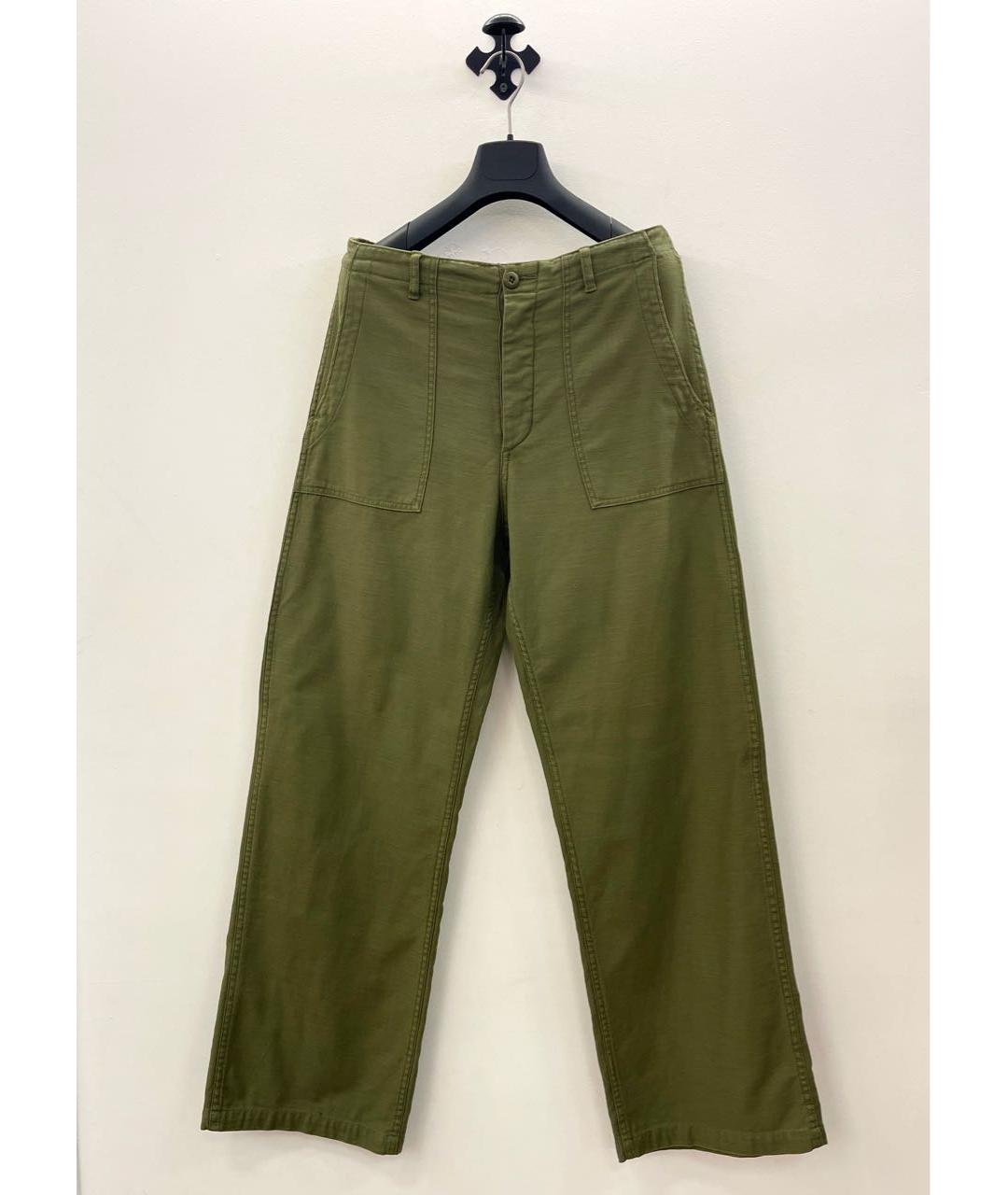 R13 Хаки хлопковые брюки широкие, фото 8