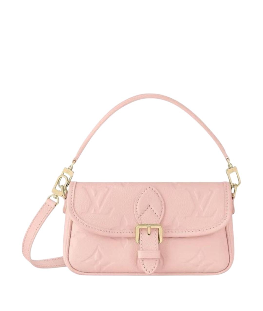 LOUIS VUITTON Розовая кожаная сумка через плечо, фото 1