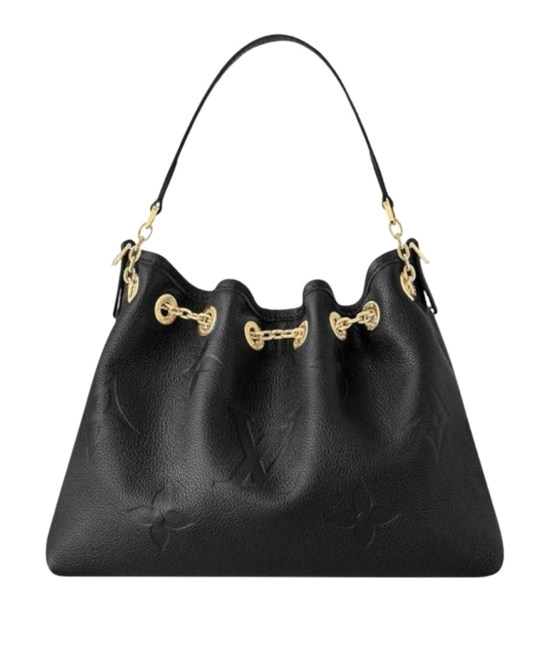 LOUIS VUITTON Черная кожаная сумка через плечо, фото 1