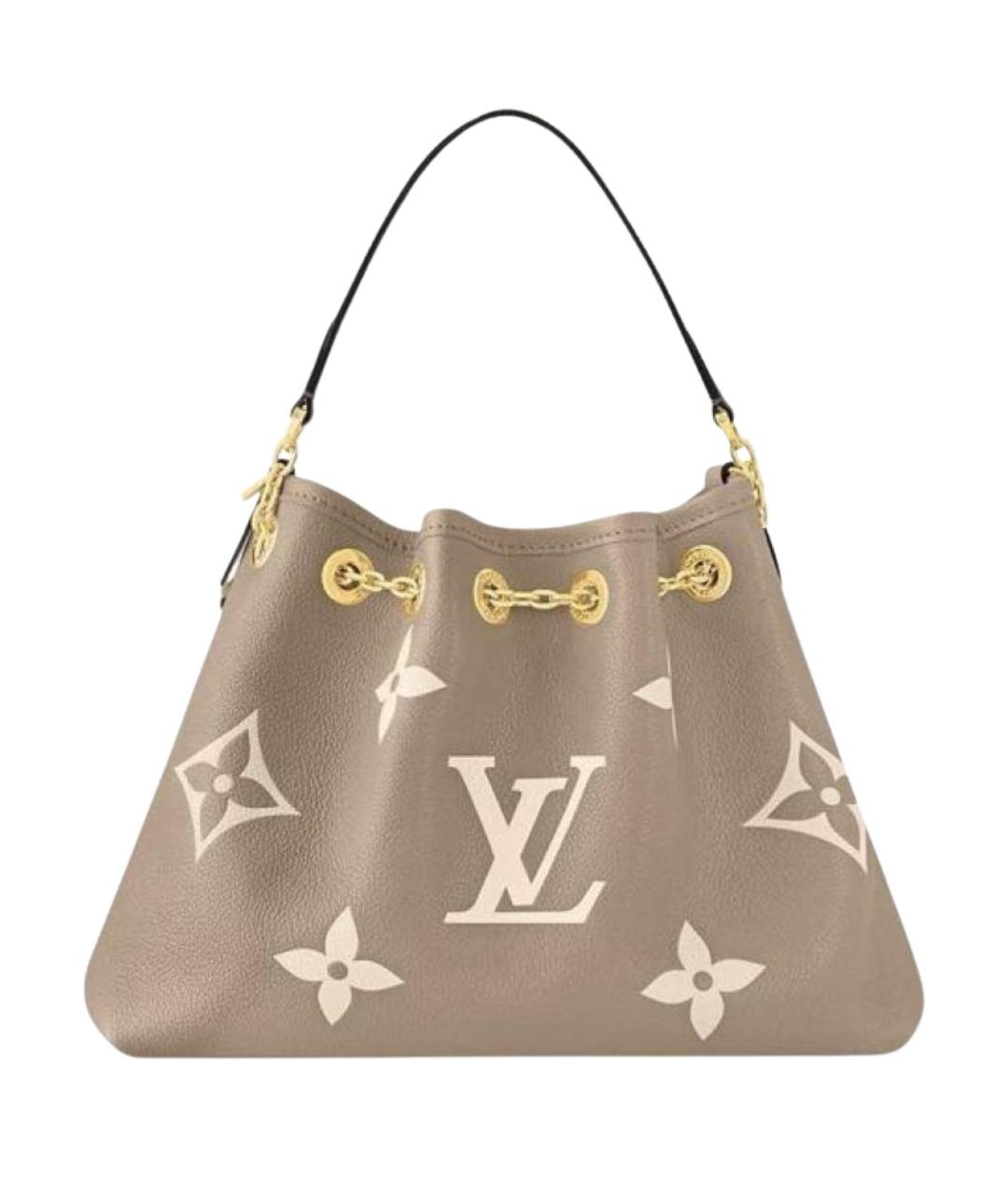 LOUIS VUITTON Бежевая кожаная сумка через плечо, фото 1