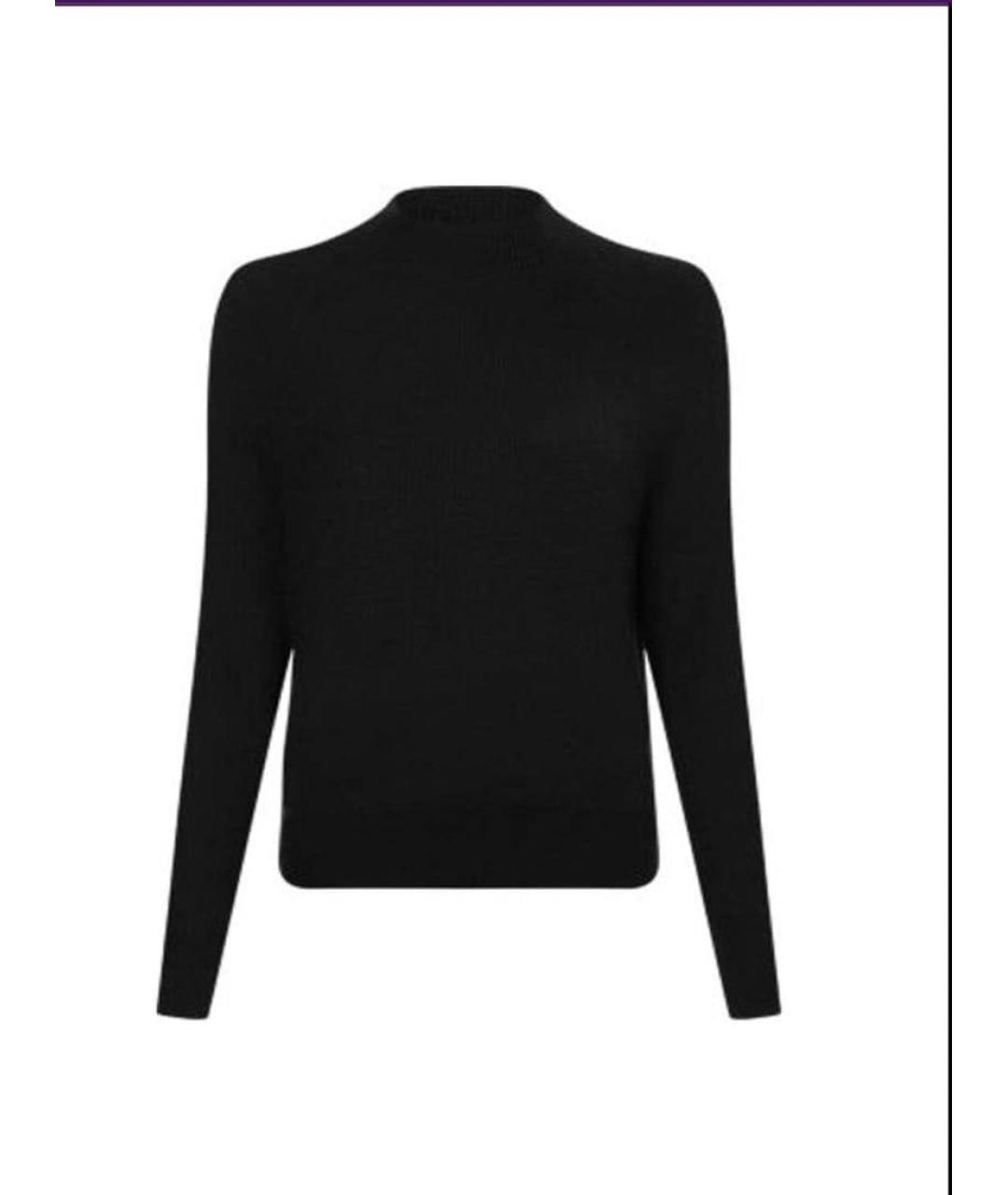 CALVIN KLEIN Черный хлопковый джемпер / свитер, фото 6