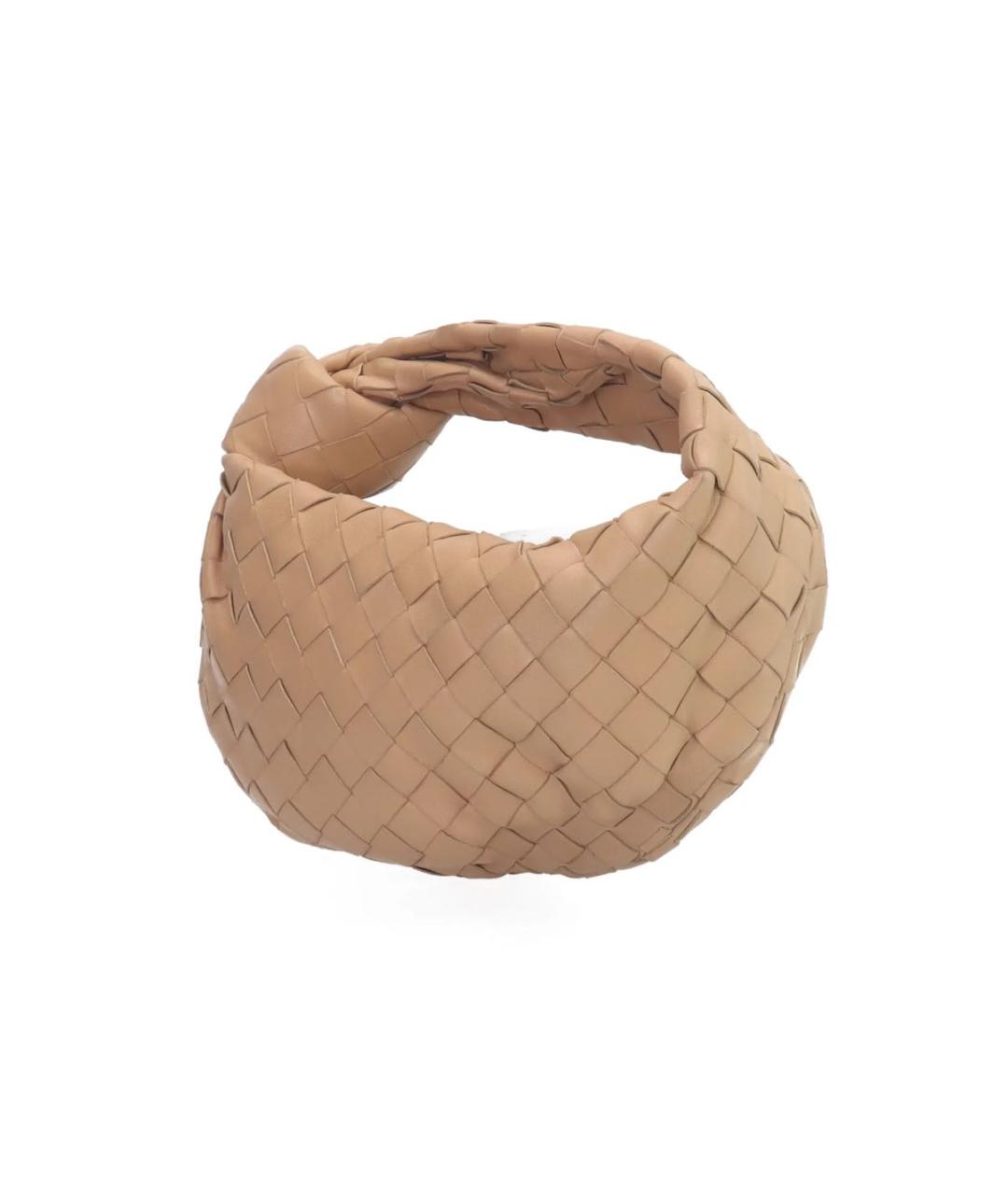 BOTTEGA VENETA Коричневая кожаная сумка с короткими ручками, фото 2