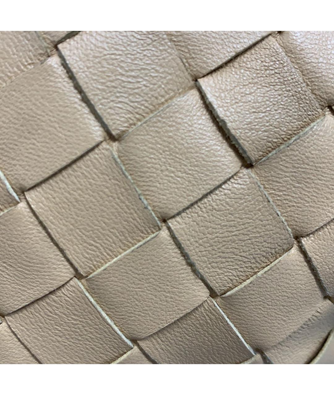 BOTTEGA VENETA Коричневая кожаная сумка с короткими ручками, фото 5