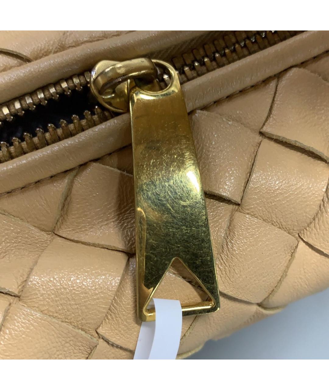 BOTTEGA VENETA Коричневая кожаная сумка с короткими ручками, фото 8