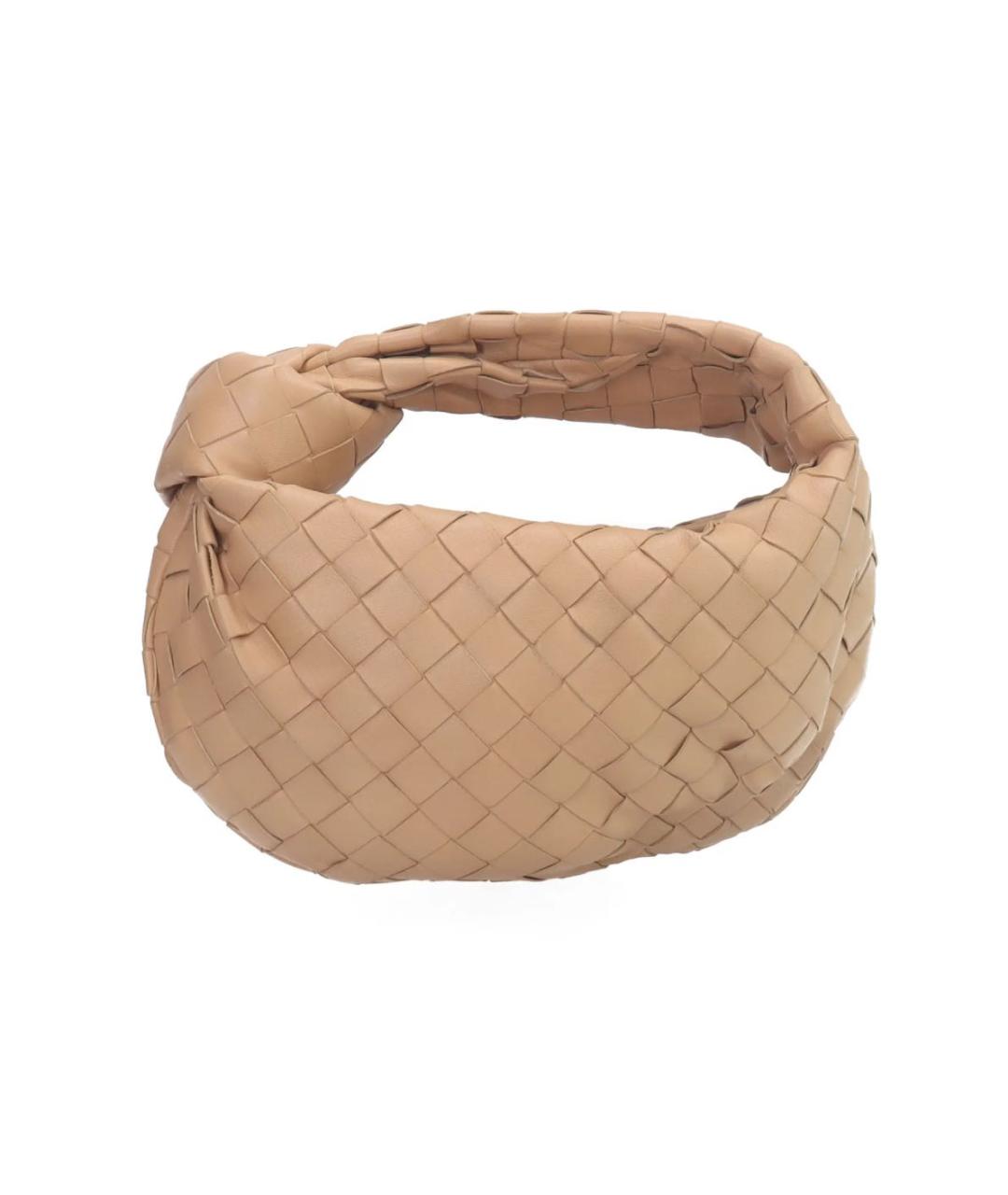 BOTTEGA VENETA Коричневая кожаная сумка с короткими ручками, фото 9