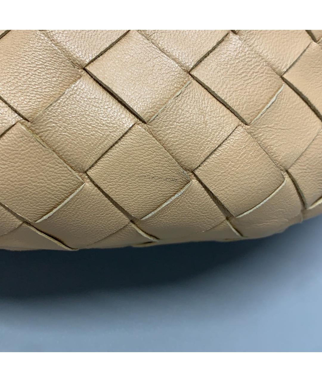 BOTTEGA VENETA Коричневая кожаная сумка с короткими ручками, фото 6