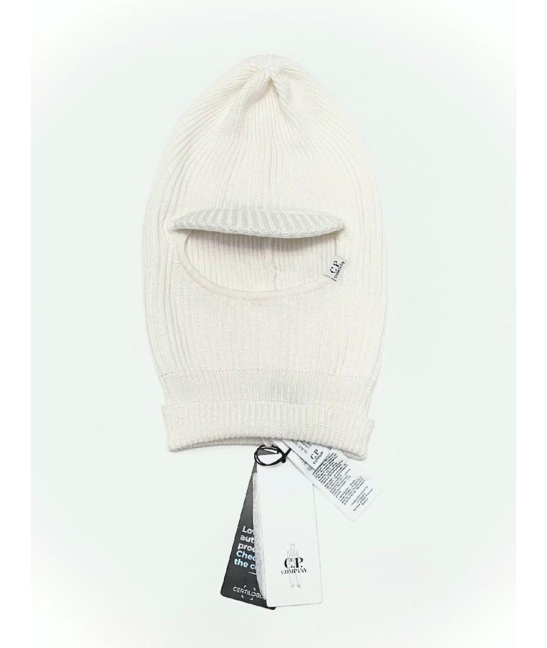 CP COMPANY Белая шерстяная шапка, фото 4