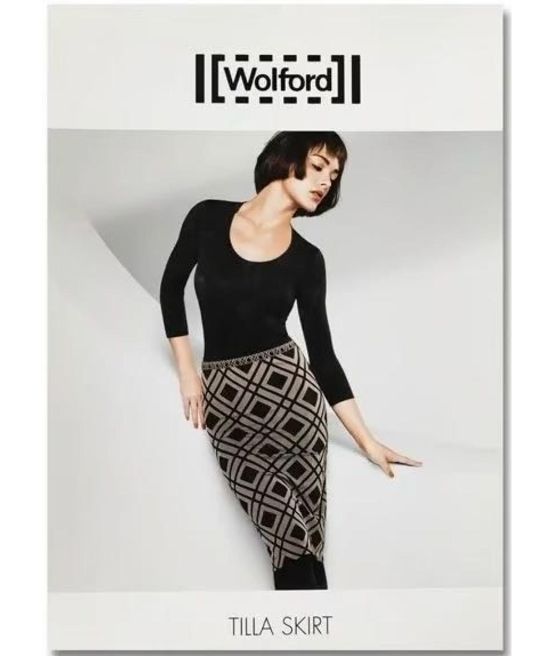 WOLFORD Мульти полиамидовая юбка миди, фото 2