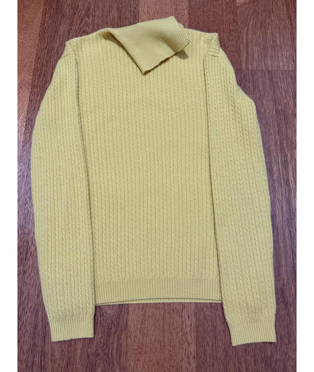 GUCCI Желтая кашемировая водолазка, фото 7