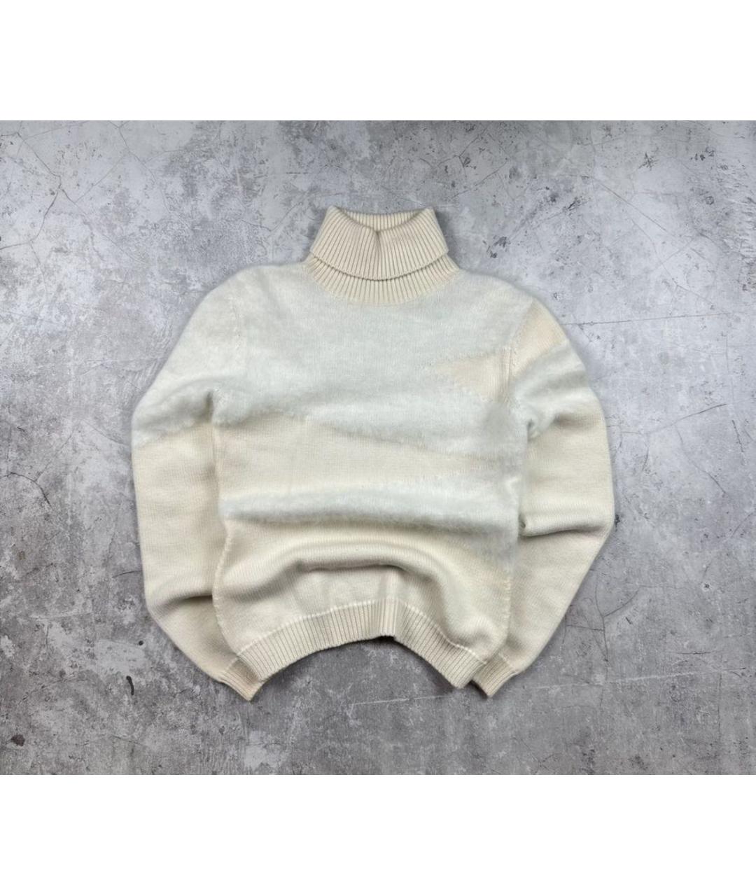 VERSACE Бежевый хлопковый джемпер / свитер, фото 6