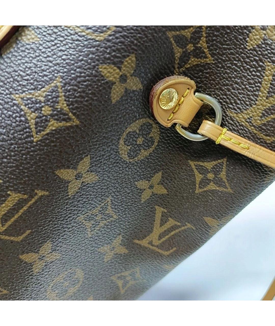 LOUIS VUITTON Коричневая сумка тоут, фото 7