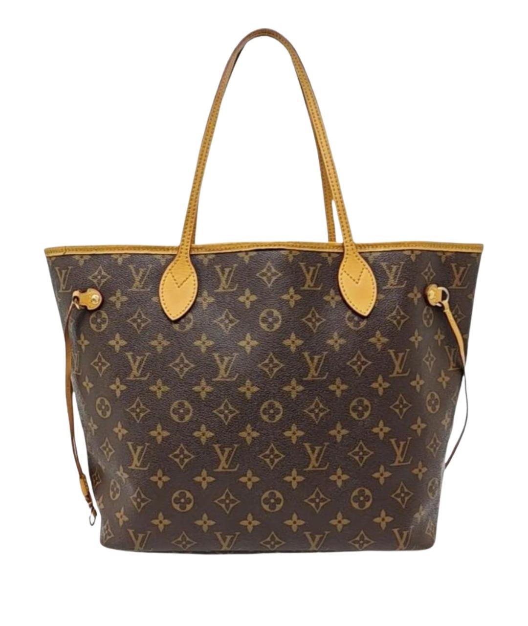 LOUIS VUITTON Коричневая сумка тоут, фото 10