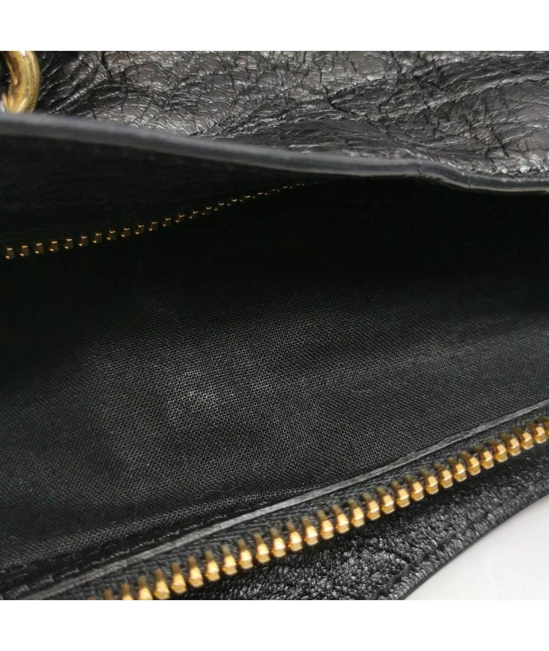 BALENCIAGA Черная кожаная сумка тоут, фото 8