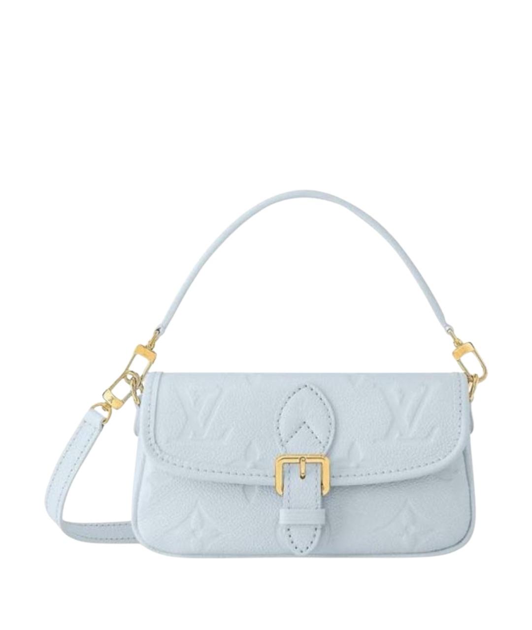 LOUIS VUITTON Голубая кожаная сумка через плечо, фото 1